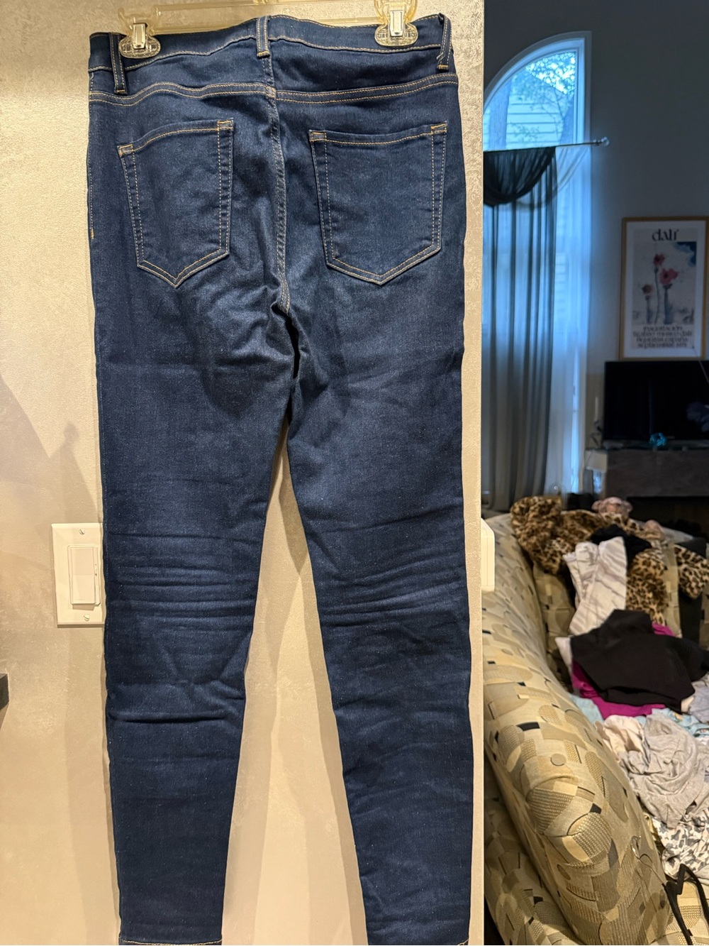 Forever 21 Dark Indigo Skinny Jeans
